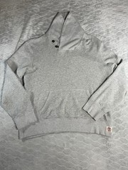 Polo Ralph Lauren Shawl Collar Sweatshirt XL Gray RLPC 1967 Fleece Pullover
