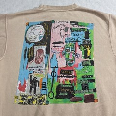 Jean Michel Basquiat Sweatshirt Mens M Crewneck Art Museum Modern Indie Comfort*