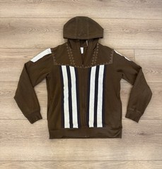 2016 Assassins Creed Hoodie Mens M Brown Ubisoft Full Zip Video Game Gaming