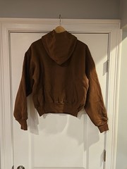 Yeezy X GAP Engineered by Balenciaga Double Layer Hoodie Light Brown Size Small