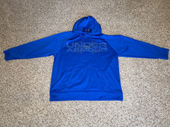Under Armour Hoodie Blue Men’s XXL – Used – Ready to Ship – US Seller