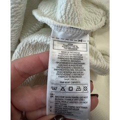 Adidas | 100% Cotton Ivory All Season French Terry Hoodie | Size Medium