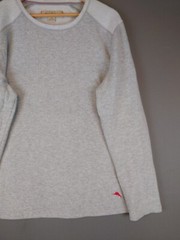 Tommy Bahama Round Neck Pullover Sweatshirt Heather Gray Men’s Size Large