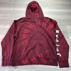 Jordan Legacy AJ6 Hoodie Mens Large Graphic Tie Dye Fleece Pullover DD5225-010