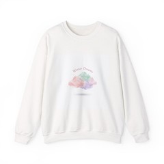 Dreamy Pastel Cloud Crewneck Sweatshirt | pastel winter design, dreamy gradient