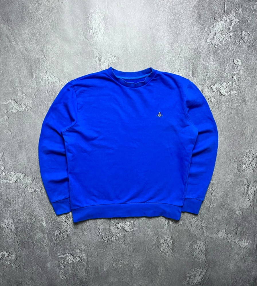 Vintage Sweatshirt Vivienne Westwood Orb Saturn Big Logo L