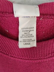 Vintage Olympics Sweatshirt Adult Large Purple Long Sleeve Crew Neck Logo USA