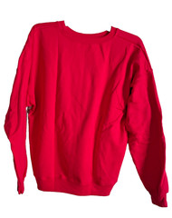 Hanes Unisex Ecosmart Crewneck Sweatshirt – 0P160 – 2XL DEEP RED 50%Cot./50%Poly