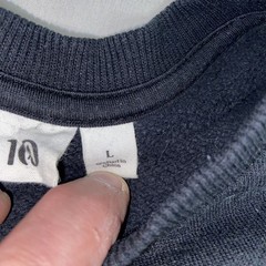 10 Tree Sustainable Clothing Sweatshirt Black Size Large L12