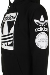 Adidas Men’s Original Trefoil Street Graphic Front Pocket Active Pullover Hoodie