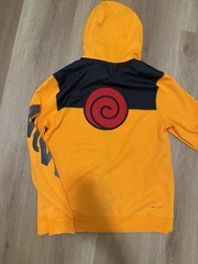 Jordan x Naruto Shippuden Naruto Uzumaki Colorblock Full Zip Hoodie M