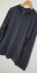 Nike Dri-FIT Yoga Loose Fit Lightweight Pullover Hoodie Men’s Size Medium Gray