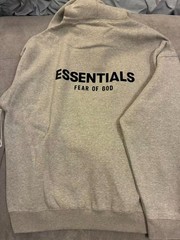 Fear of God Essentials Hoodie Dark Oatmeal（Fast Shipping）