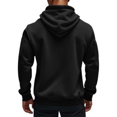 Men’s Fleece Workout Athletic Pullover Hoodie Long Sleeve Basic w/Kanga Pocket