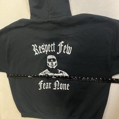 Respect Few Fear None Independent Hustle Hoodie Sweatshirt Men’s Size 3XL Black