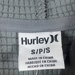 Hurley Exist Icon Bonded Fleece Zip Up Hoodie Black US Mens Small