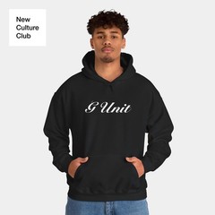G Unit Rap Hip Hop Street Black Red Navy Blue 50 Cent Unisex Hoodie Sweatshirt