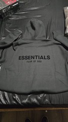 Essentials Stretch Limo Hoodie Black On Black (Brand New) (Size Small)
