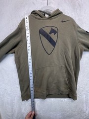 Nike US Army Hoodie Men’s L Olive Green Pullover Sweatshirt Military Logo