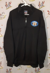 🚂 Union Pacific 1/4 Zip Sweatshirt Size Large Pullover Chicago Service Unit