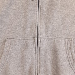 Nike SB Mens Full Zip Hoodie Jacket Large Light Gray Heather Drawstring