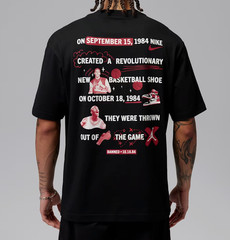 *NEW* Men NIKE AIR JORDAN Brooklyn “Banned” T-Shirts BLACK (IR2121 010) 👍