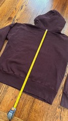 Hellers Cafe x Warehouse Co Hoodie Size 40 S/M Plum Eggplant Made in Japan Rare