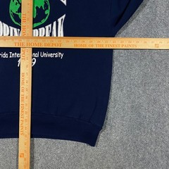 VINTAGE FIU Alternative Spring Break 1999 Sweatshirt Adult L Blue University 90s