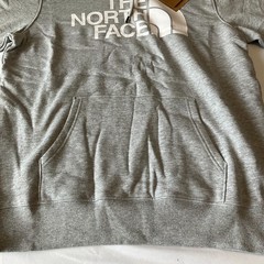 The North Face Pullover Hoodie Mens Size L Gray Long Sleeve Stretch Drawstring