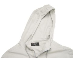 Kiton Napoli $1,950 Gray 100% Cotton Pique Full Zip Up Hoodie Jacket S (48 IT)