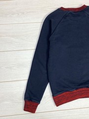Vivienne Westwood Anglomania Sweatshirt Navy Blue Red Raglan Logo Size S