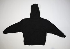Hanes Hoodie Mens Large Black Originals Pullover Fleece Sweatshirt Pocket