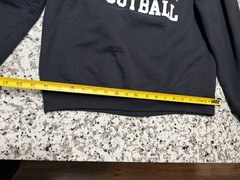 Black Spartan Football Sweater Medium 19 Jerzees NUBLEND