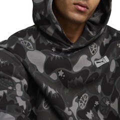 PUMA Dress Code Camo Pullover Hoodie Mens Black Casual Outerwear 63066901