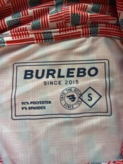 NWT Burlebo Men’s Performance Hoodie USA Flags AOP Men’s UPF 50 Golf Small