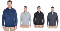 UltraClub Adult Cool & Dry Quarter-Zip Microfleece – 8180