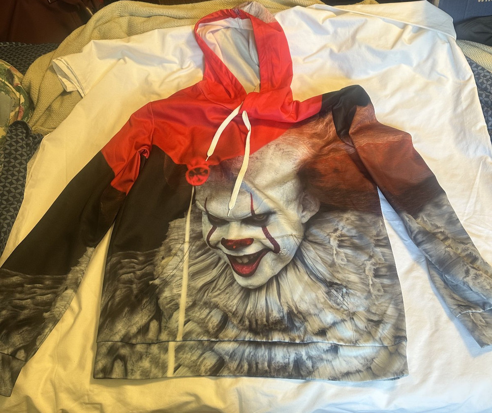 Unbranded All Graphic Hooded Sweater Pennywise Size 3XL