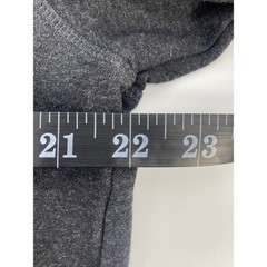 District Re-Fleece Hoodie Medium Charcoal Gray Graphic B Sweatshirt Excellent