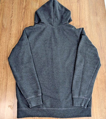VTG Y2K Top Heavy Dragon Hoodie Mens S Grey Thick Skater Daily Outdoor Sweater