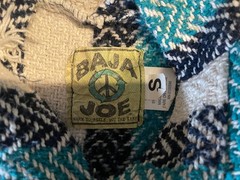 Baja Joe Mexican Style Hoodie (Size Small) – Blue / White / Black