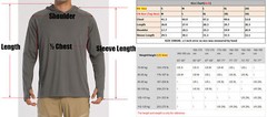 UPF50+ Men’s Sun Protection Hoodie Anti-UV Outdoor Fishing Performance T-Shirts