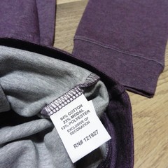 JOHNNIE-O Mens L LARGE SULLY PULLOVER 1/4 ZIP ROYAL PLUM PURPLE GOLF SWEATSHIRT
