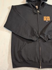 The Walking Dead Hoodie AMC Zip Up Distressed Logo Vintage Unisex Pre-Owned