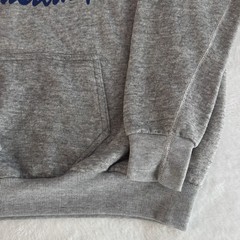 Vintage 80s Tultex Hoodie Sweatshirt Rayon Blend USA Large Germanton Mustangs PE
