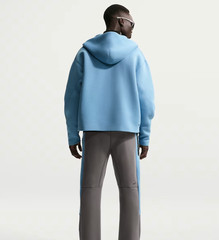 Nike Tech Men’s Fleece Full-Zip Hoodie Work Blue Mens IF1319-486