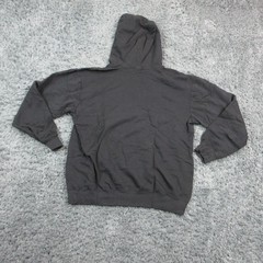 Comfort Colors Hoodie Mens Medium Black Laugh Daily Neon Graphic Pullover NWOT