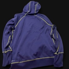 Nike Therma-FIT Mens XL Purple Green Pullover Hoodie Fleece Pockets