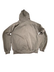 Royal Blue Active Mens 2XL Gray Full Zip Hoodie Sweatshirt Polyester Athletic