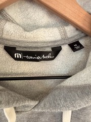 Travis Matthew Medium Hoodie Gray Dyes Walk Golf Course Spring Fall