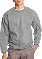 Hanes Sweatshirt Mens Heavyweight Cotton Fleece Crewneck Ultimate Standard S-3XL